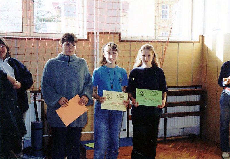 PP98-Výsledky 80m Lenka Šejbová, Palečková, Marcela Nová