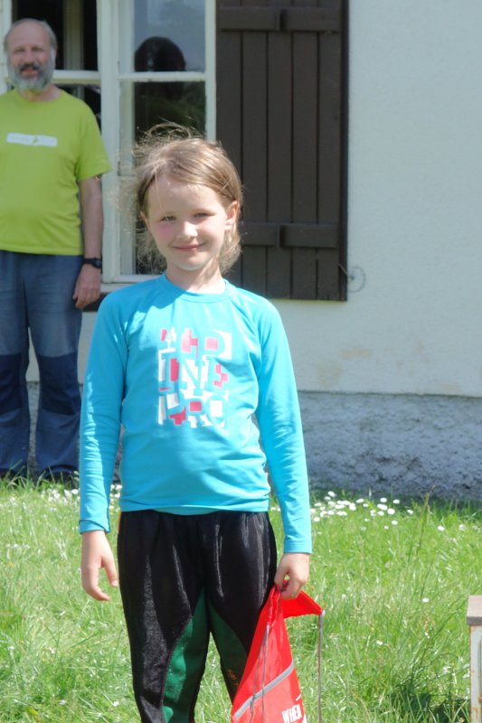 Líza, teprve 9, poprvé na I. soutěži - oceněná jako nejmladší účastnice